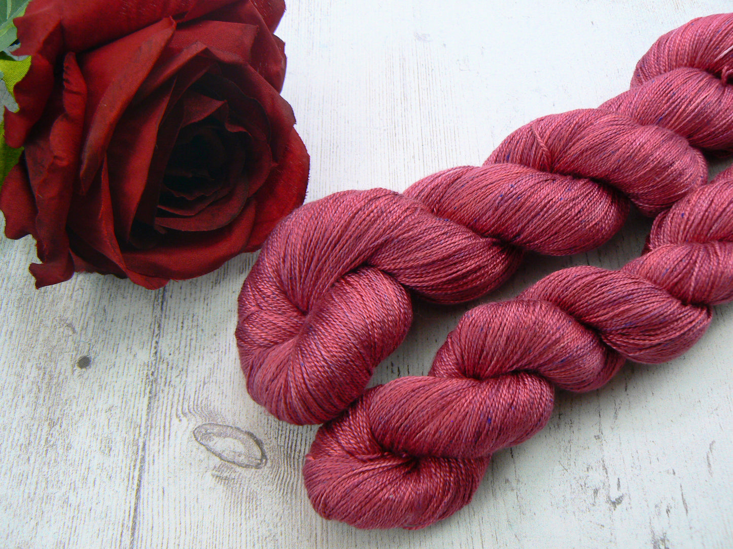 Clover in Shadow, Spun Silk Lace