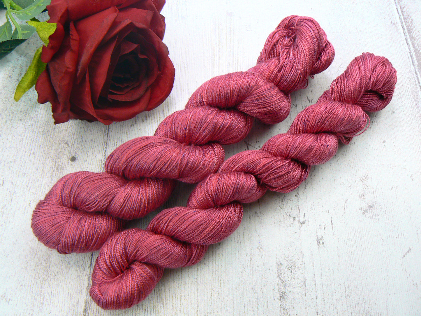 Clover in Shadow, Spun Silk Lace