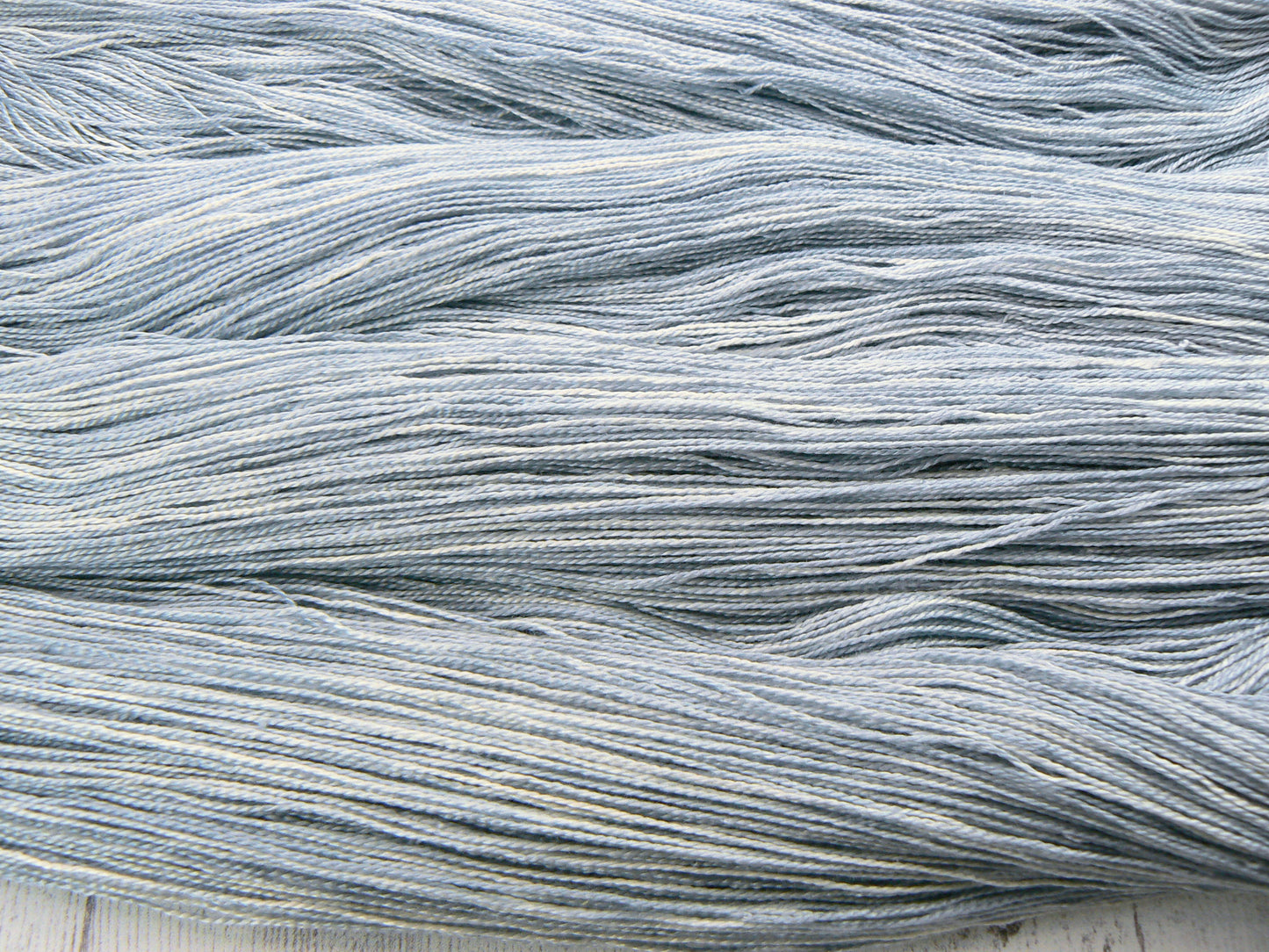 Silvery Skies, Spun Silk Lace