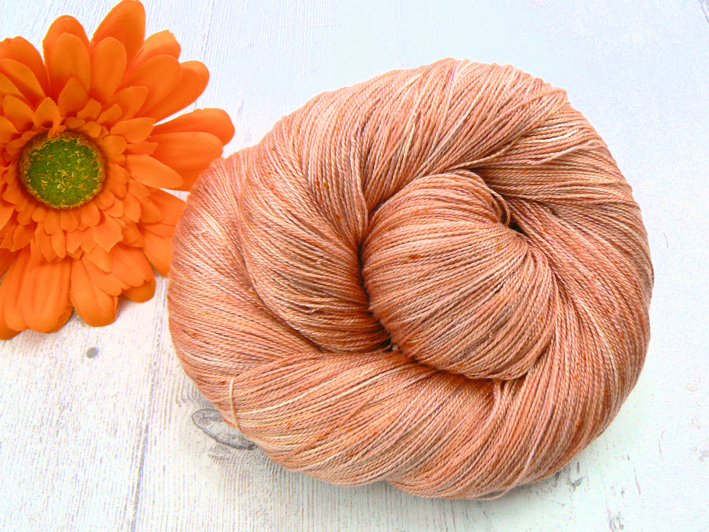 NEW COLOURWAY: Caramel Toffee, Spun Silk Lace