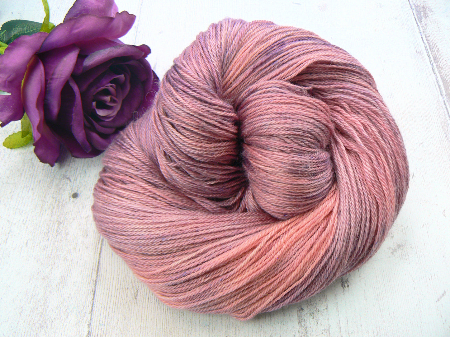 Snake's Head Fritillary, Baby Alpaca Silk Cashmere 4-ply