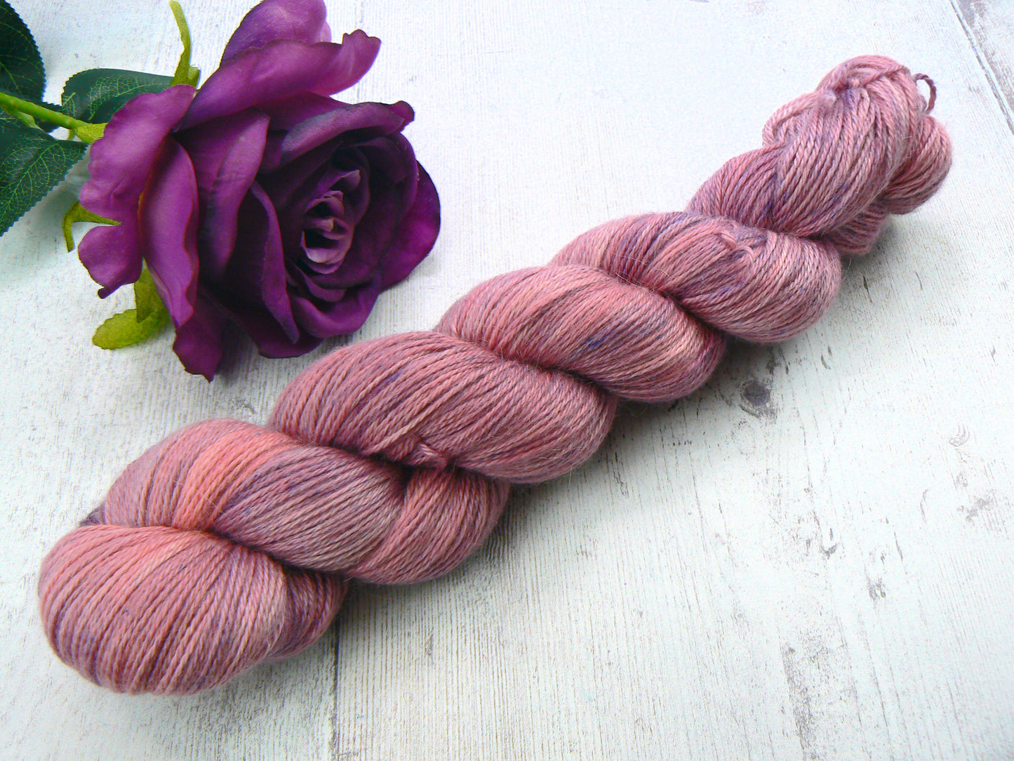 Snake's Head Fritillary, Baby Alpaca Silk Cashmere 4-ply