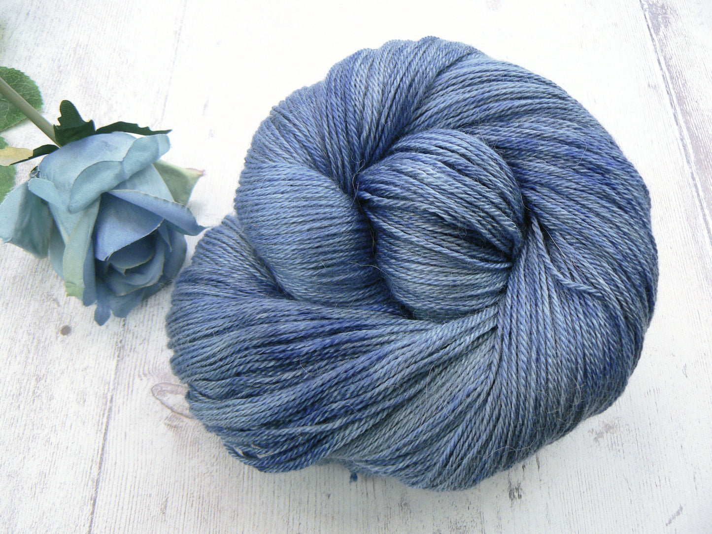 It's a Blue World, Baby Alpaca Silk Cashmere 4-ply