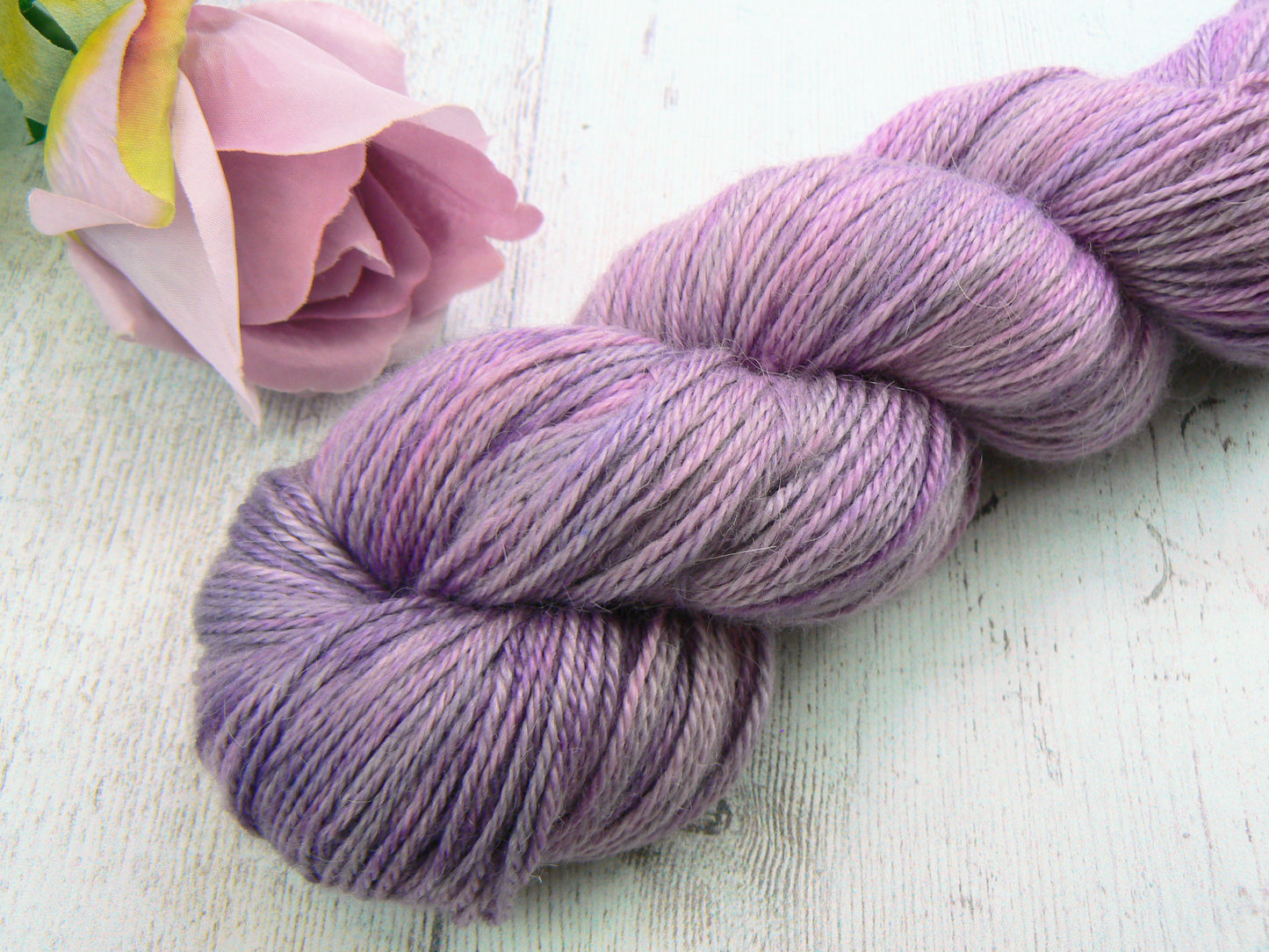 Damson Mist, Baby Alpaca Silk Cashmere 4-ply