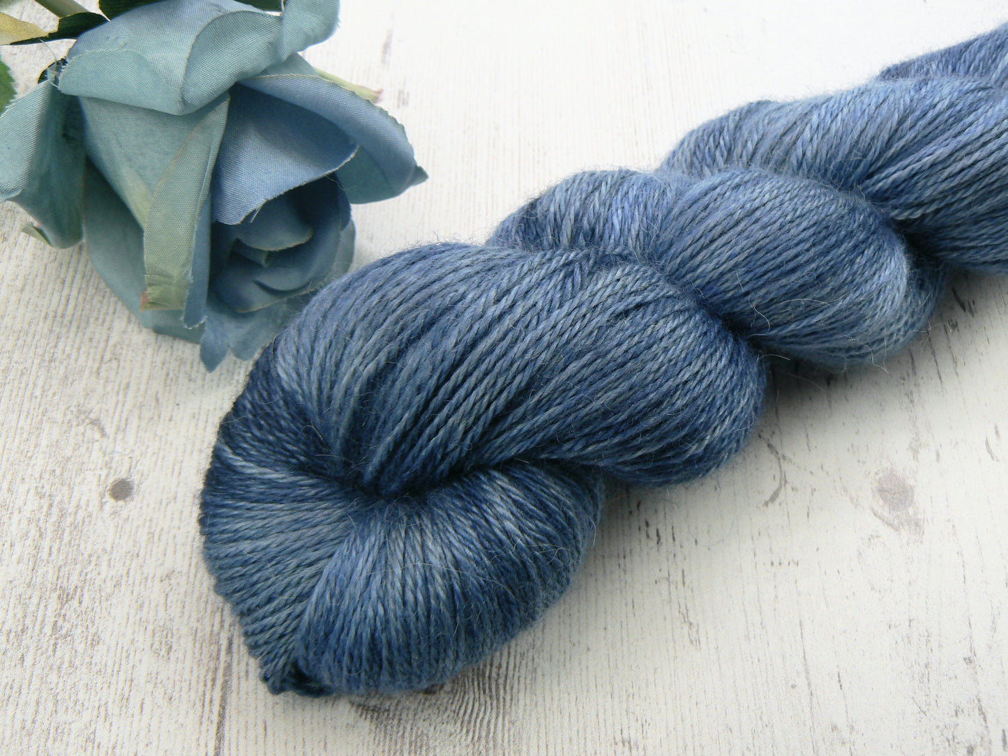 It's a Blue World, Baby Alpaca Silk 4-ply