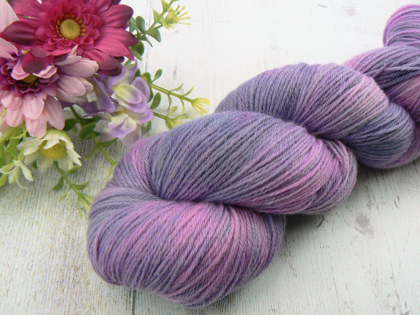 Damson Mist, Falklands Merino 4-ply