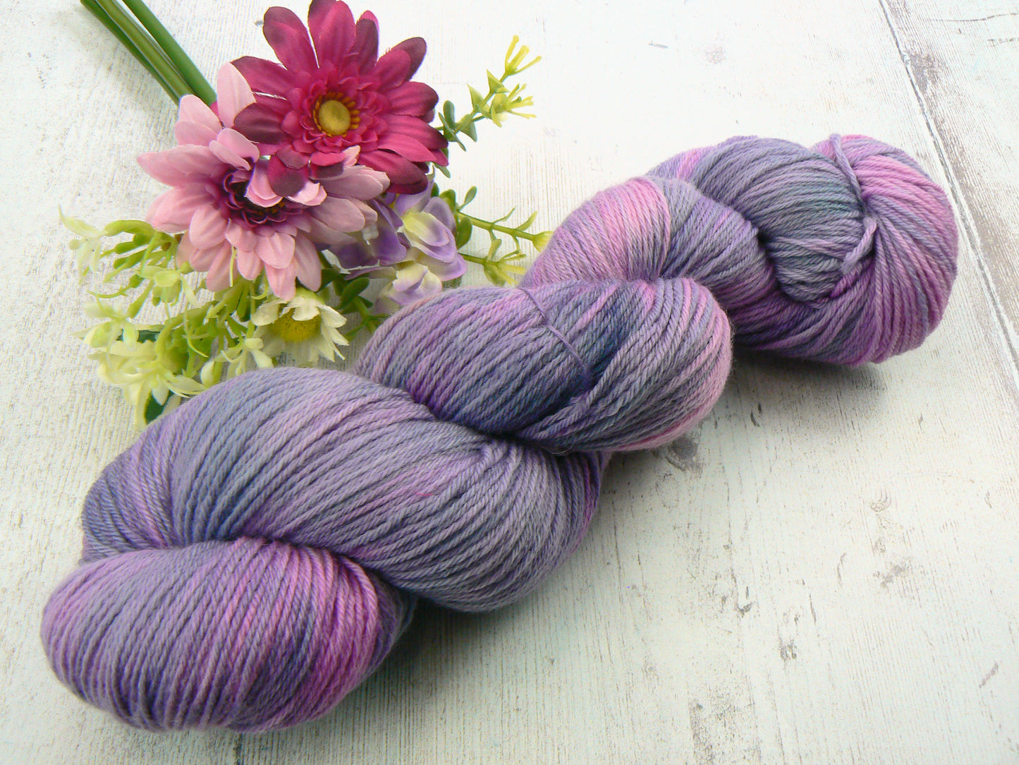 Damson Mist, Falklands Merino 4-ply