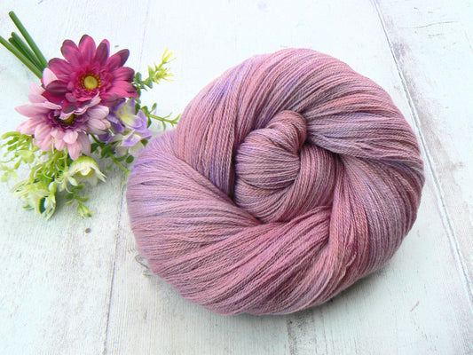 Wine and Roses, Merino Silk Fine Lace