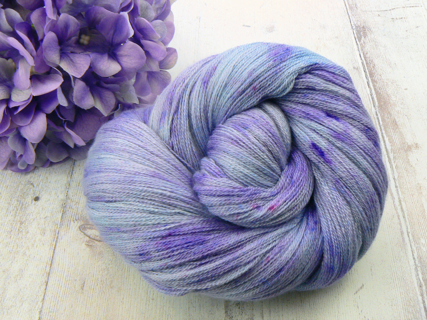 Lilac Shimmer, Merino Silk Fine Lace