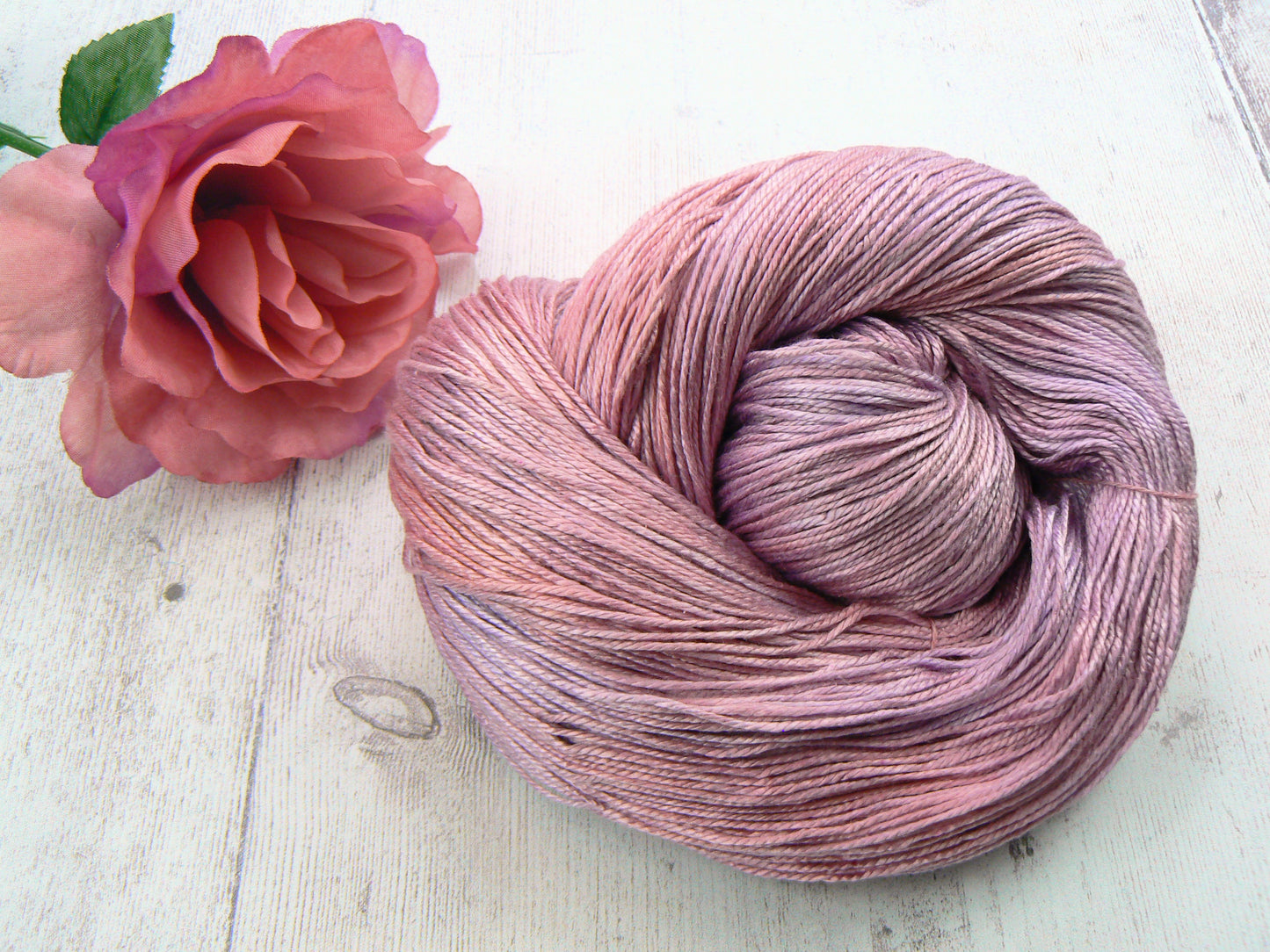 Wine and Roses, Spun Silk 4-ply