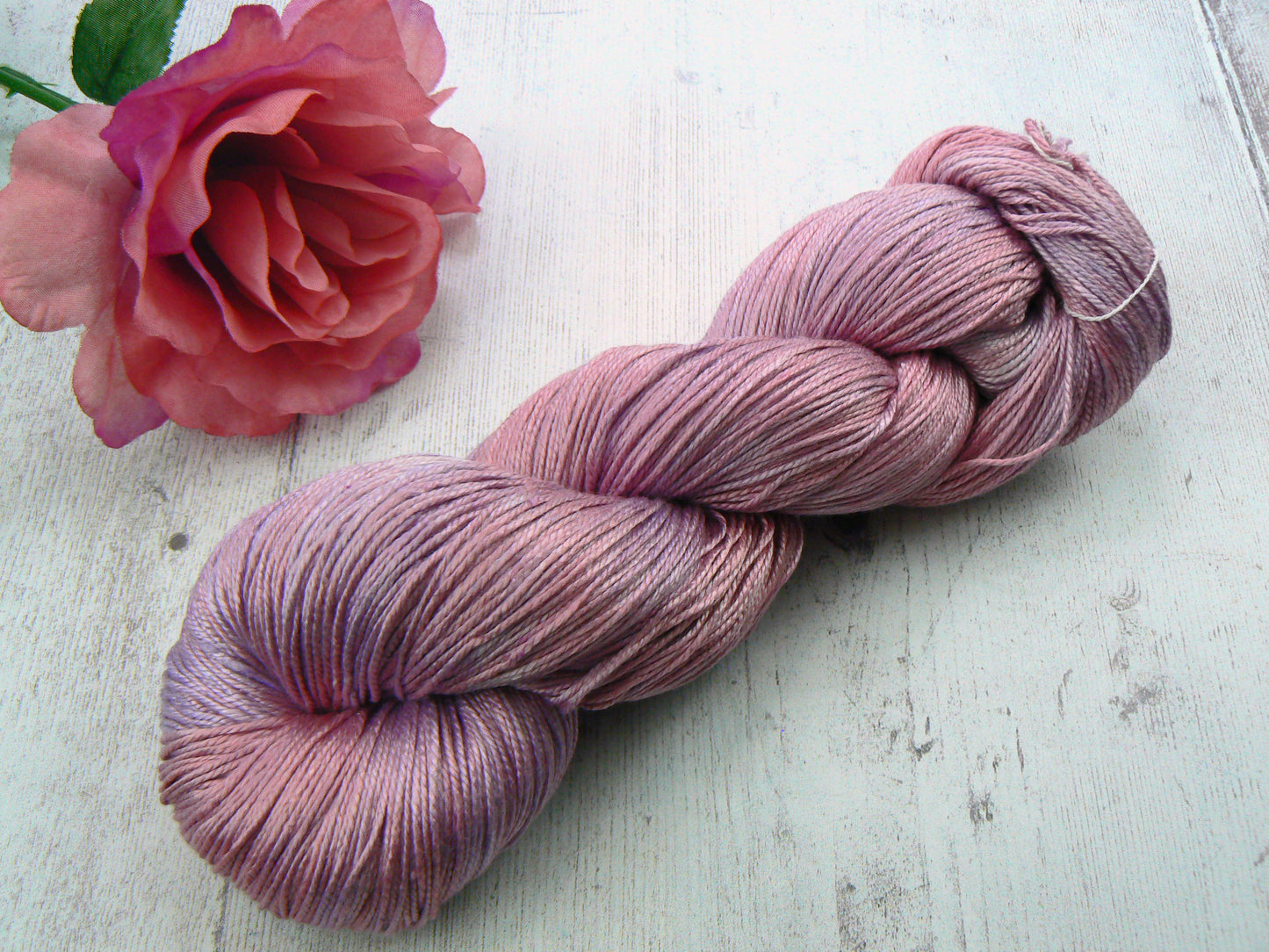Wine and Roses, Spun Silk 4-ply