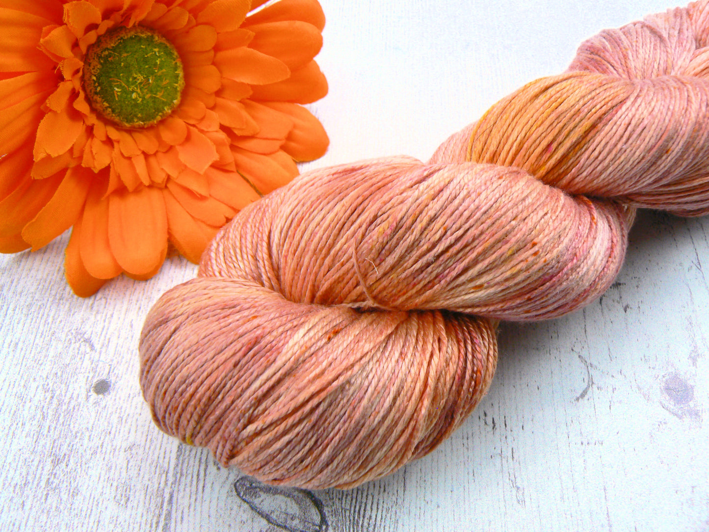 NEW COLOURWAY: Caramel Toffee, Spun Silk 4-ply
