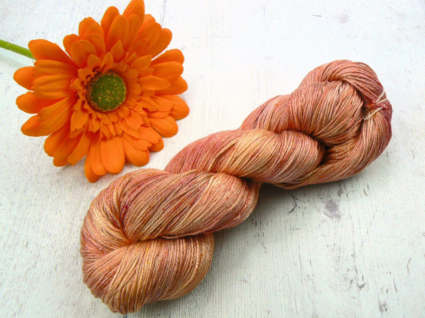 NEW COLOURWAY: Caramel Toffee, Spun Silk 4-ply