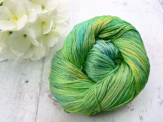 Autumn Green, Spun Silk 4-ply