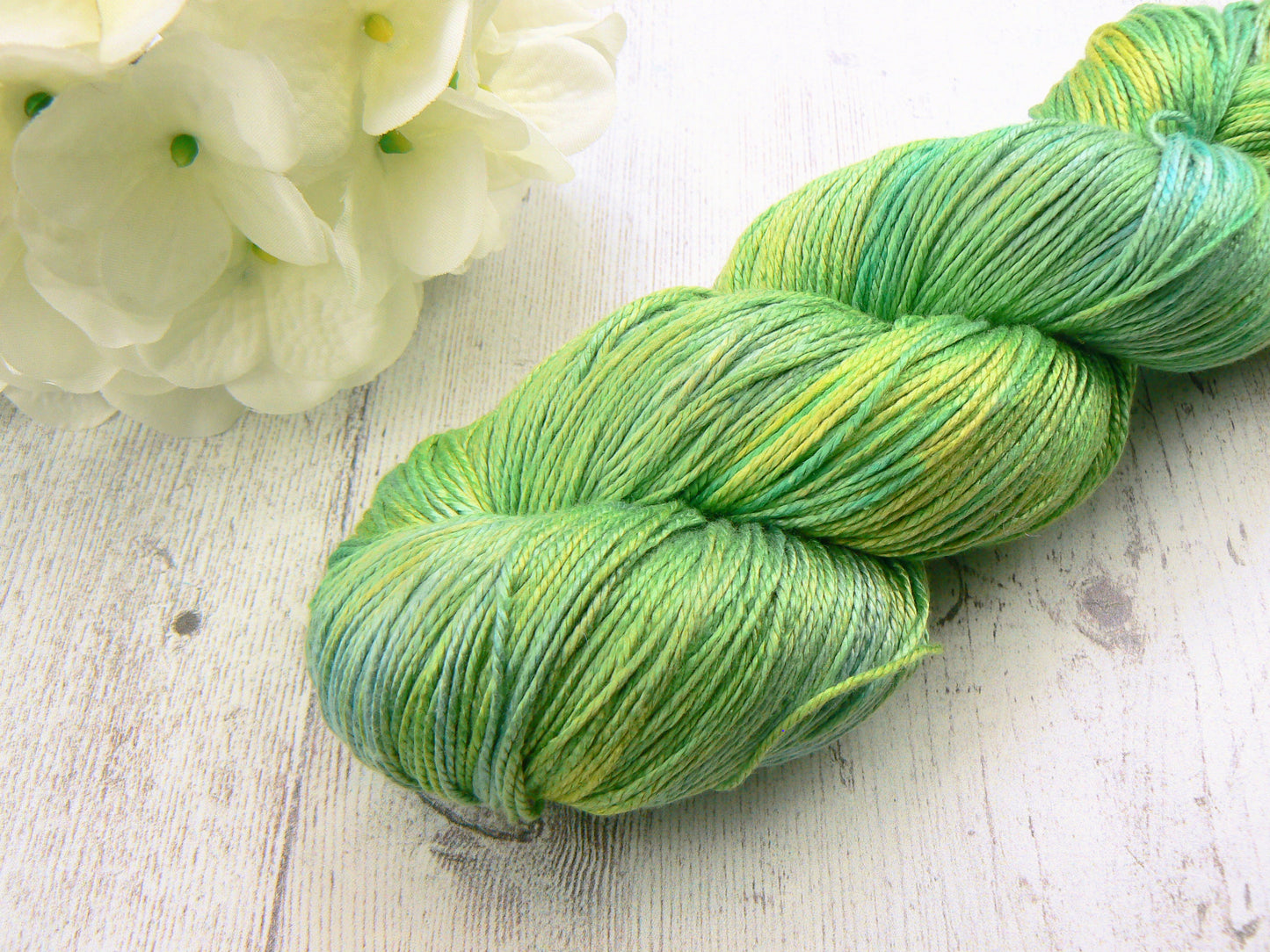 Autumn Green, Spun Silk 4-ply