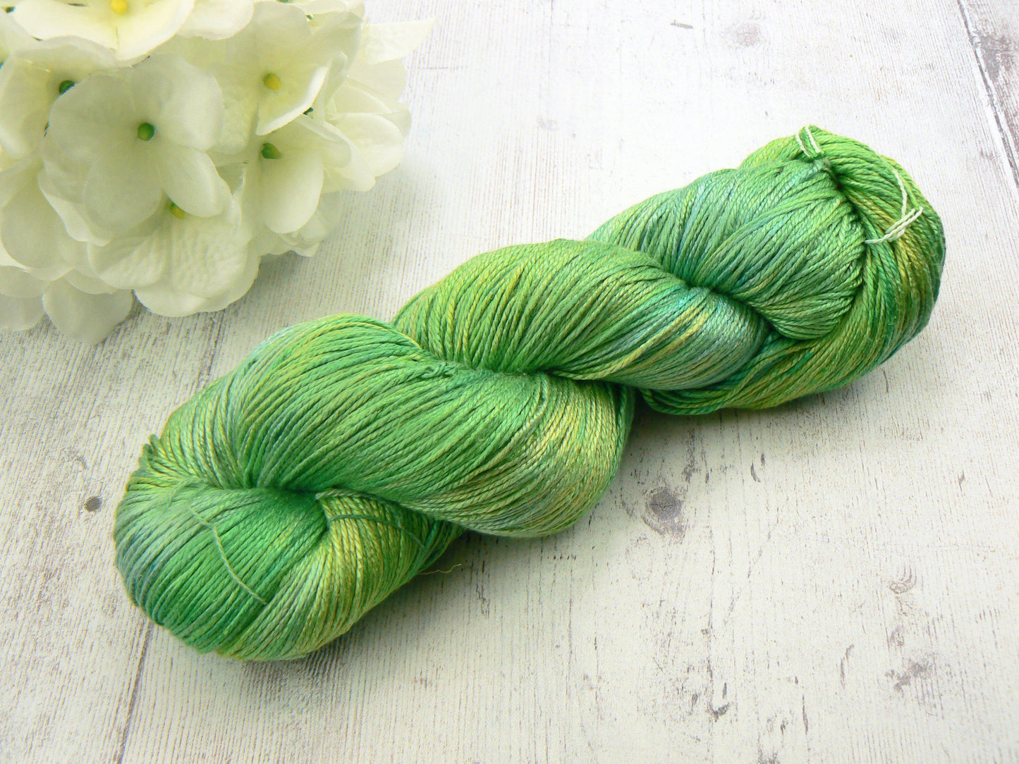Autumn Green, Spun Silk 4-ply