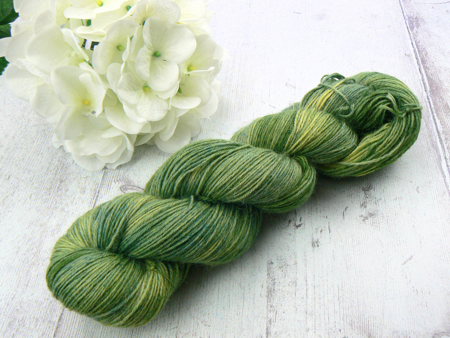 NEW COLOURWAY: Green Dragon, Alpaca Blue Faced Leicester 4-ply