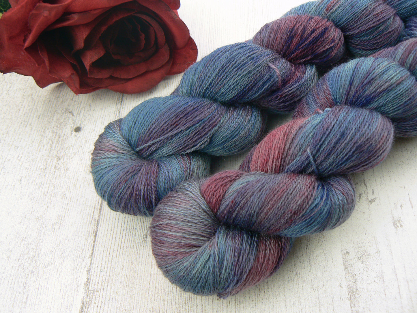 Mysteries of the Ocean, Merino Silk Cobweb Lace (50:50)