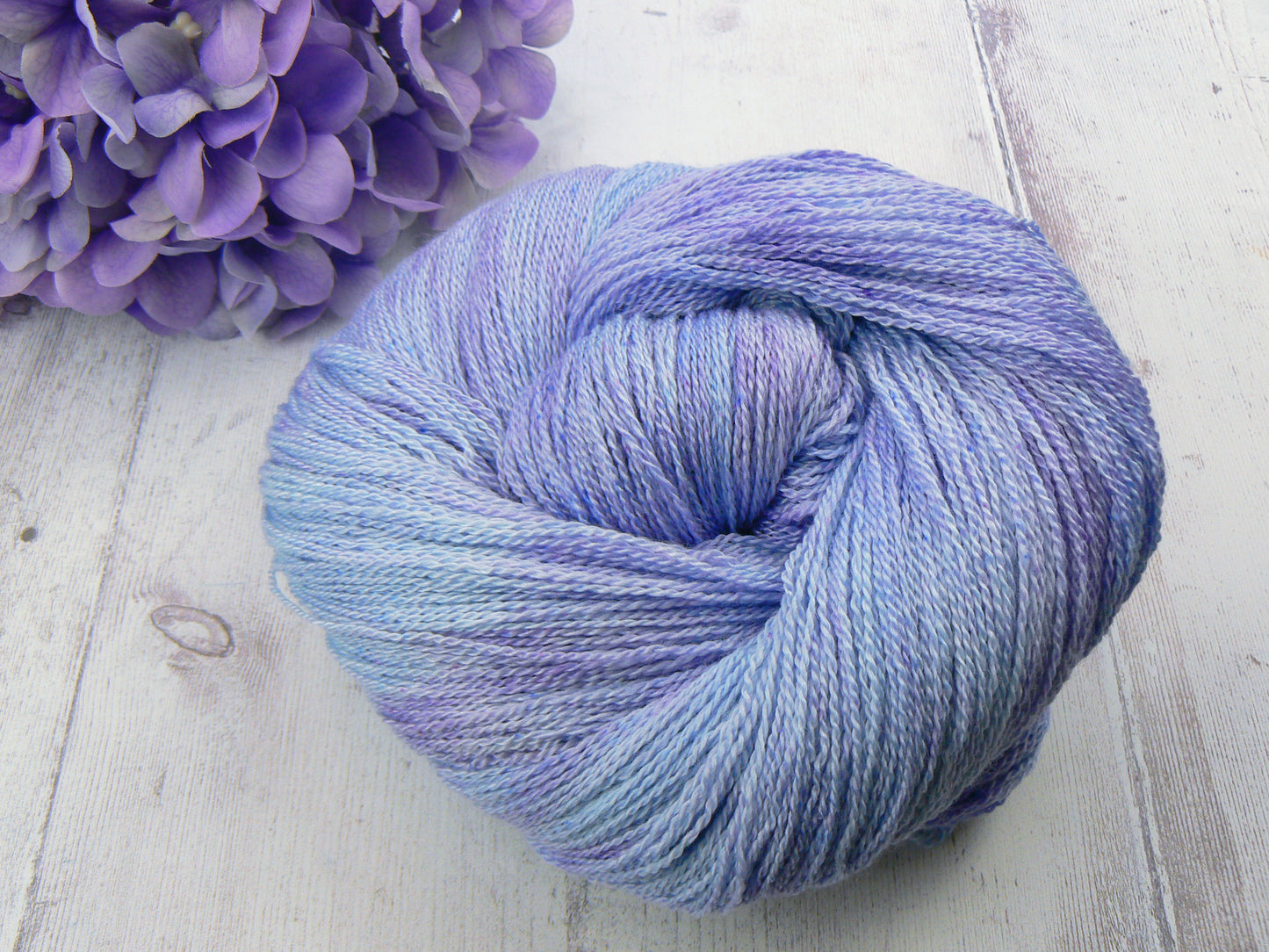 Lilac Shimmer, Silky Merino Lace