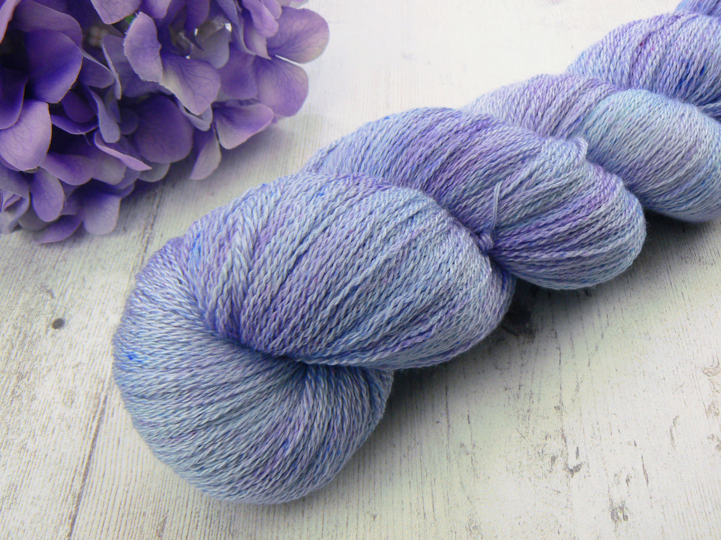 Lilac Shimmer, Silky Merino Lace