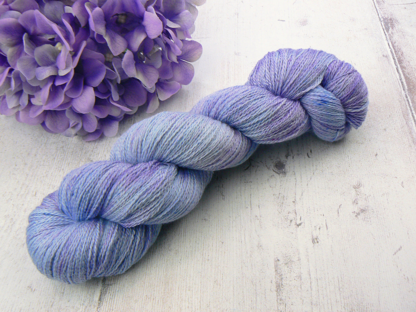 Lilac Shimmer, Silky Merino Lace
