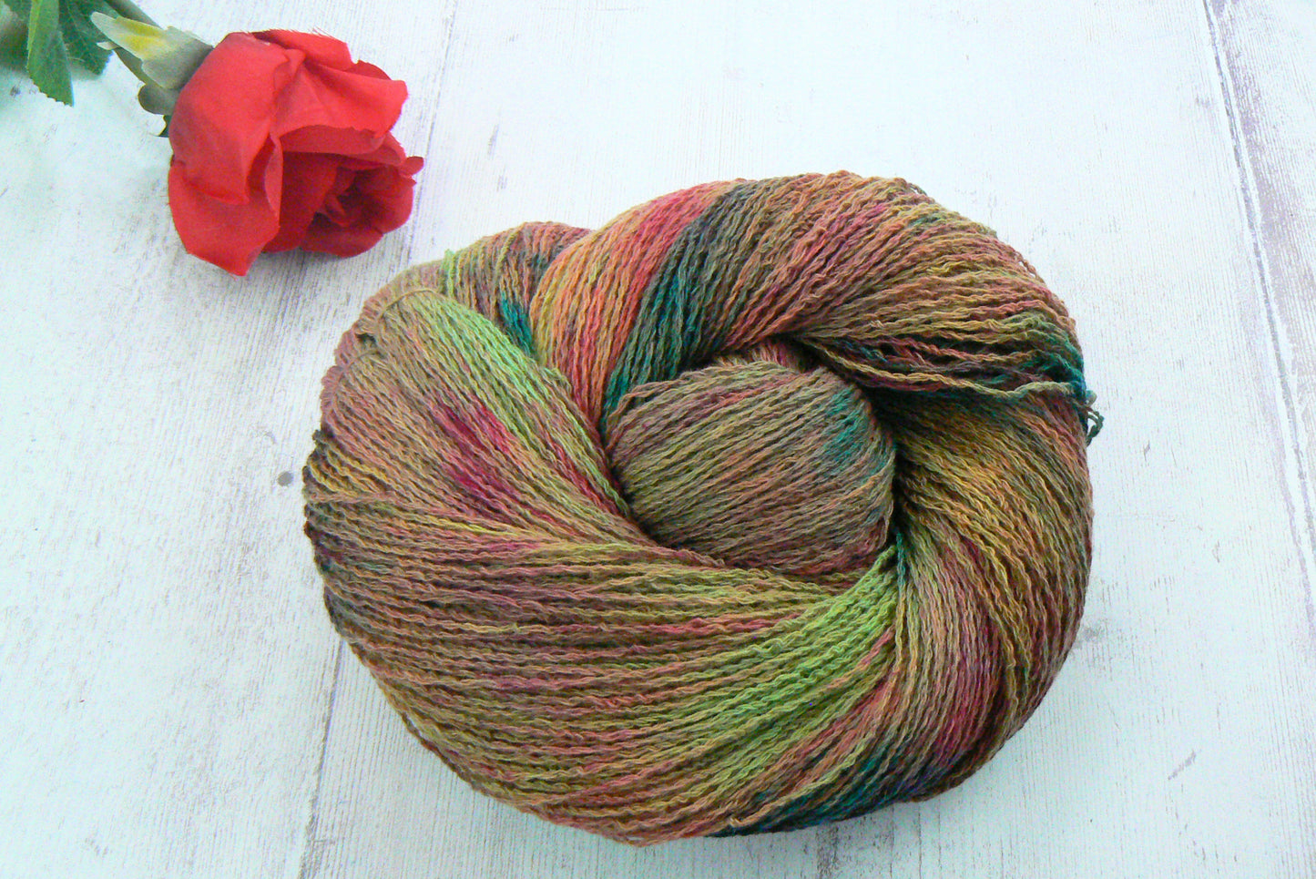 Red Squirrels in the Woods, Cashmere Fine 4-ply