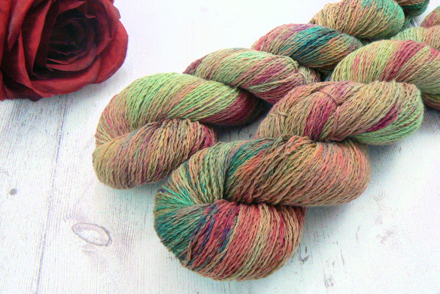 Red Squirrels in the Woods, Cashmere Fine 4-ply