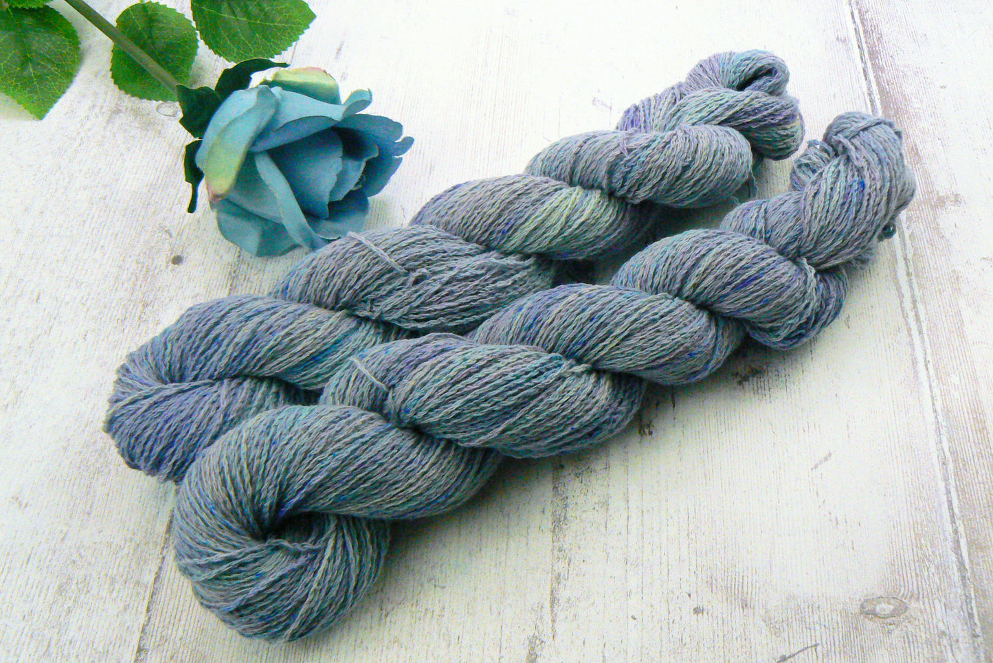 Blue Shimmer, Cashmere Fine 4-ply