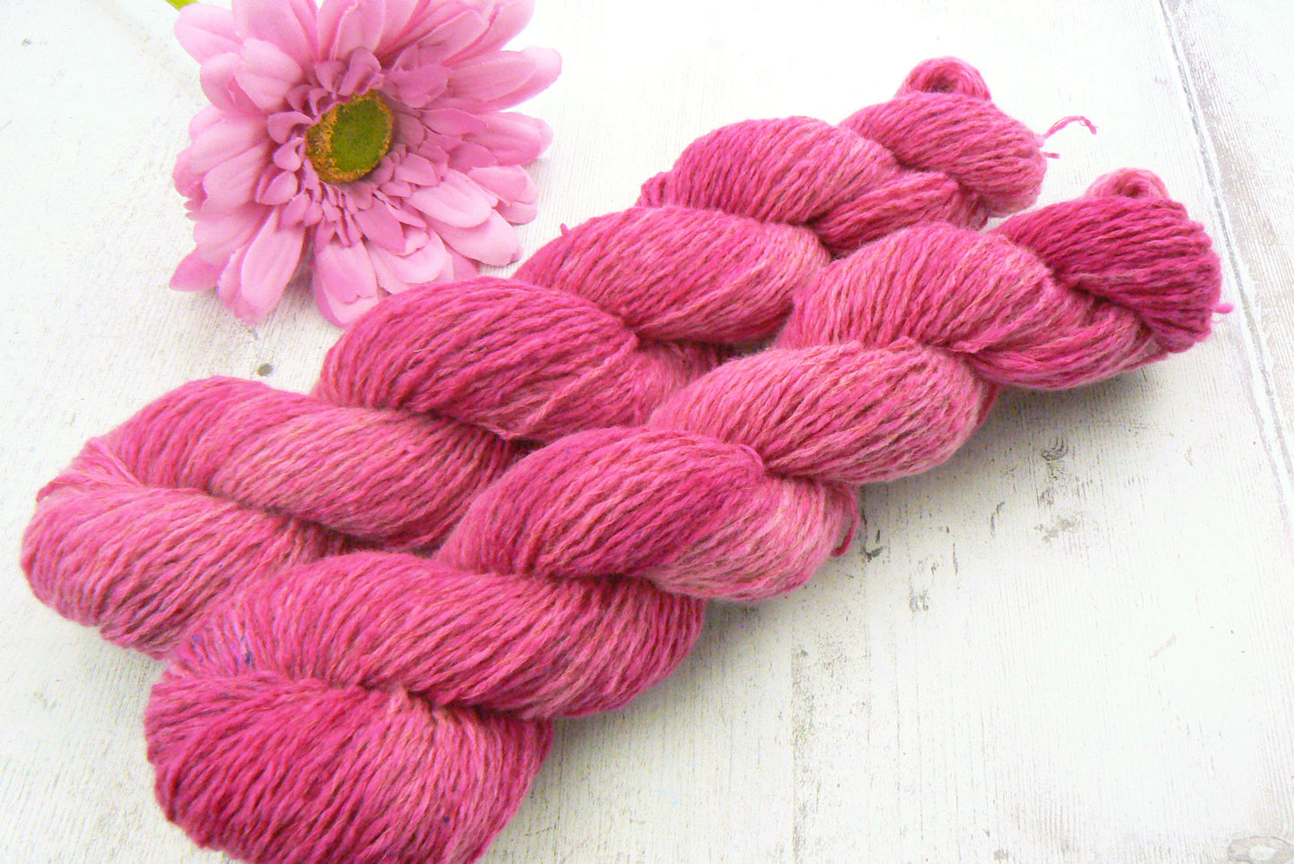 Hot Pink, Cashmere 4-ply