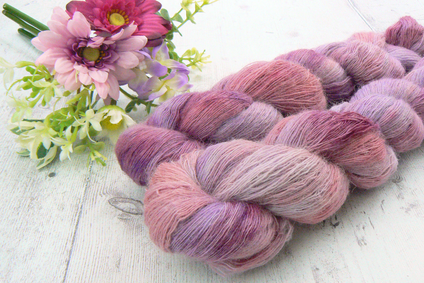 Wine and Roses, Shetland Cobweb Lace