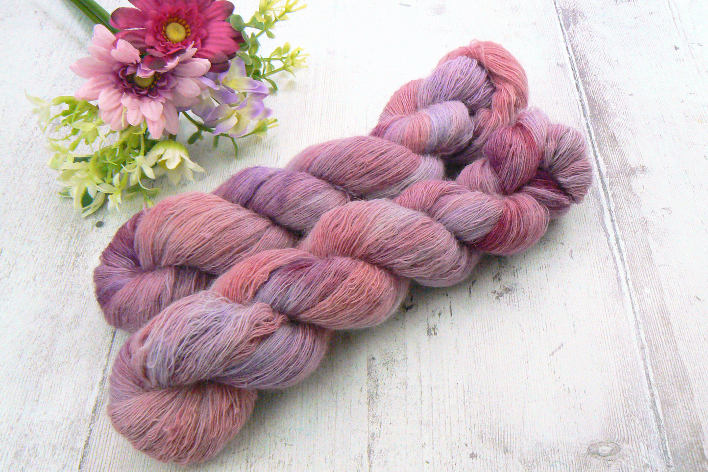 Wine and Roses, Shetland Cobweb Lace