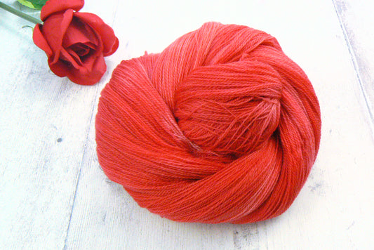 Perfectly Poppy, Merino Fine Lace