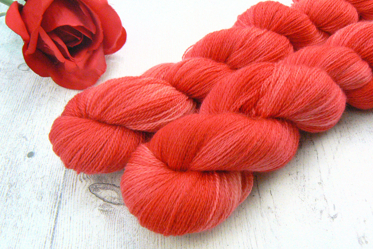 Perfectly Poppy, Merino Fine Lace