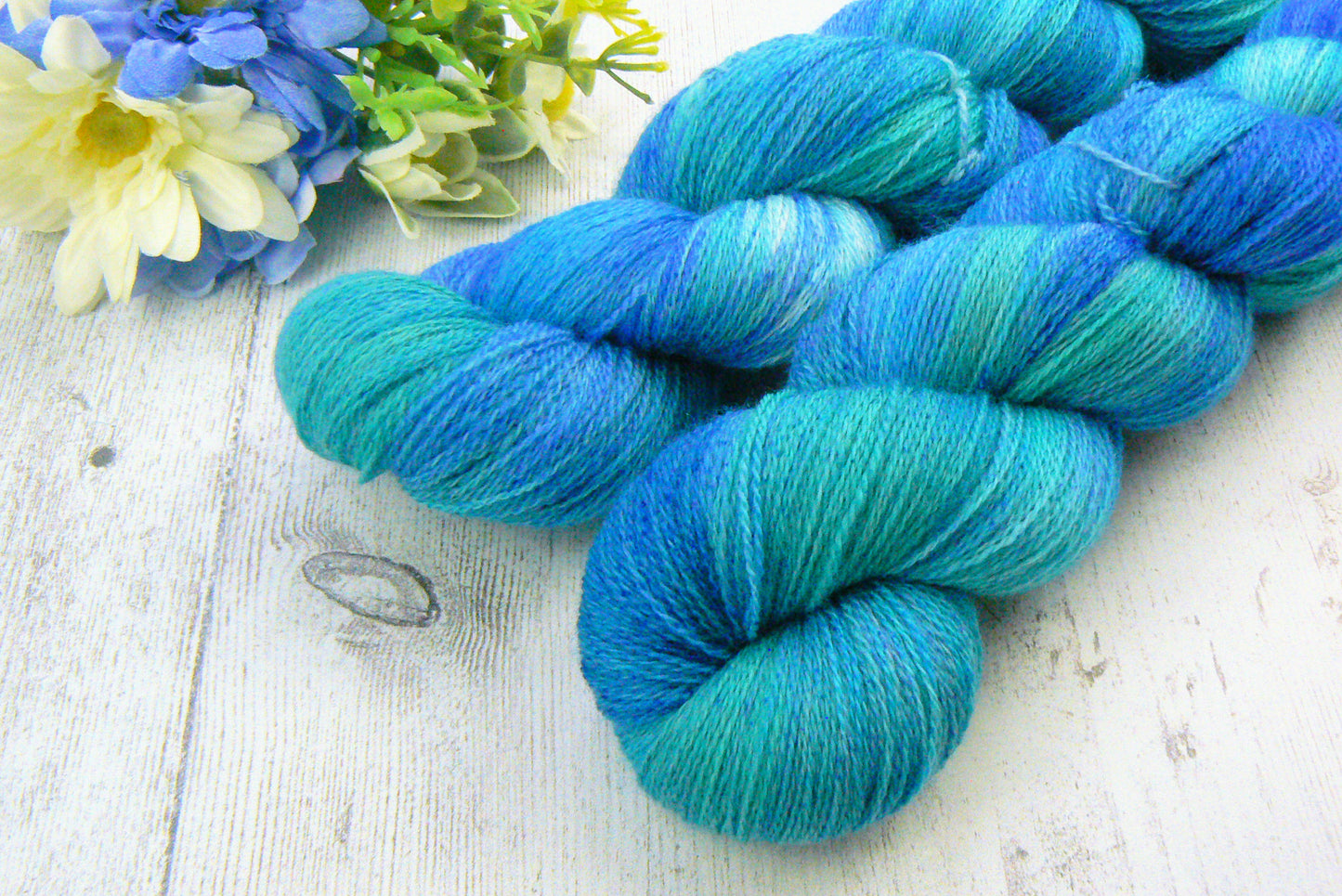 Pale Kingfisher, Merino Fine Lace