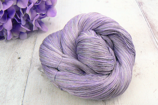 NEW COLOURWAY: Weeping Wisteria, Spun Silk Lace