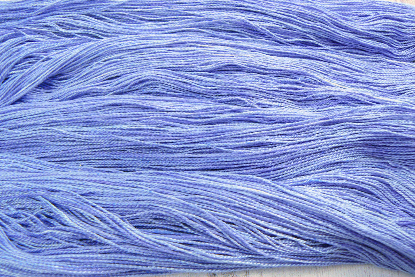 NEW COLOURWAY: Perfectly Periwinkle, Spun Silk Lace