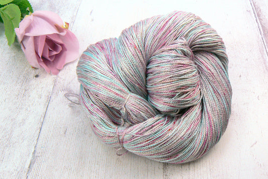 Frosted Petals, Spun Silk Lace