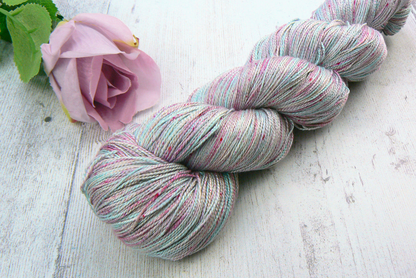 Frosted Petals, Spun Silk Lace