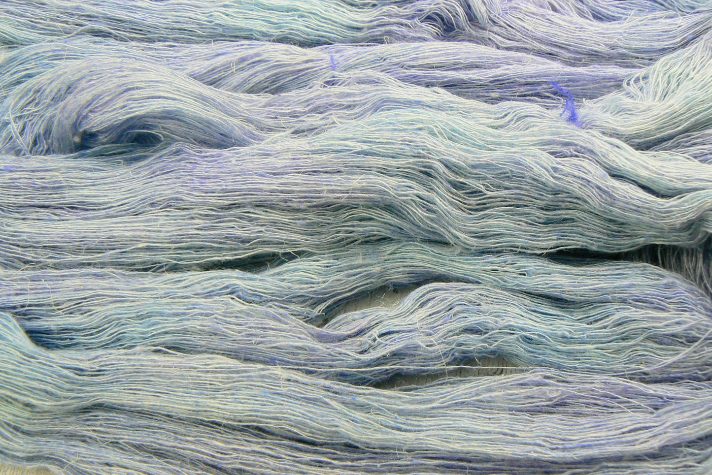 Icy Seas, Linen Viscose Silk Cobweb Lace