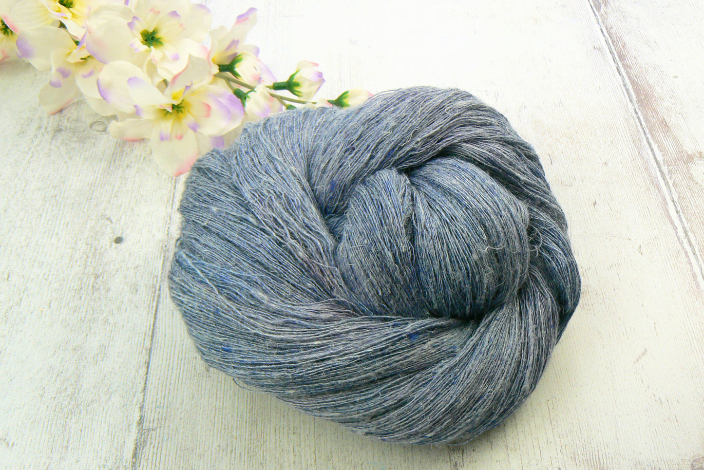 Mysteries of the Ocean, Linen Viscose Silk Cobweb Lace