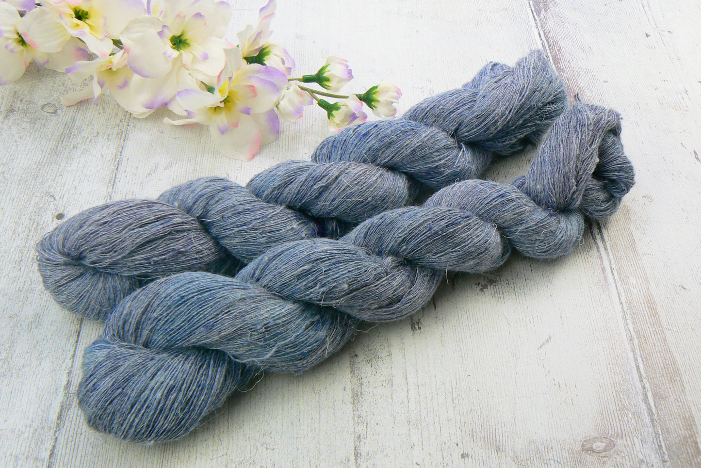 Mysteries of the Ocean, Linen Viscose Silk Cobweb Lace