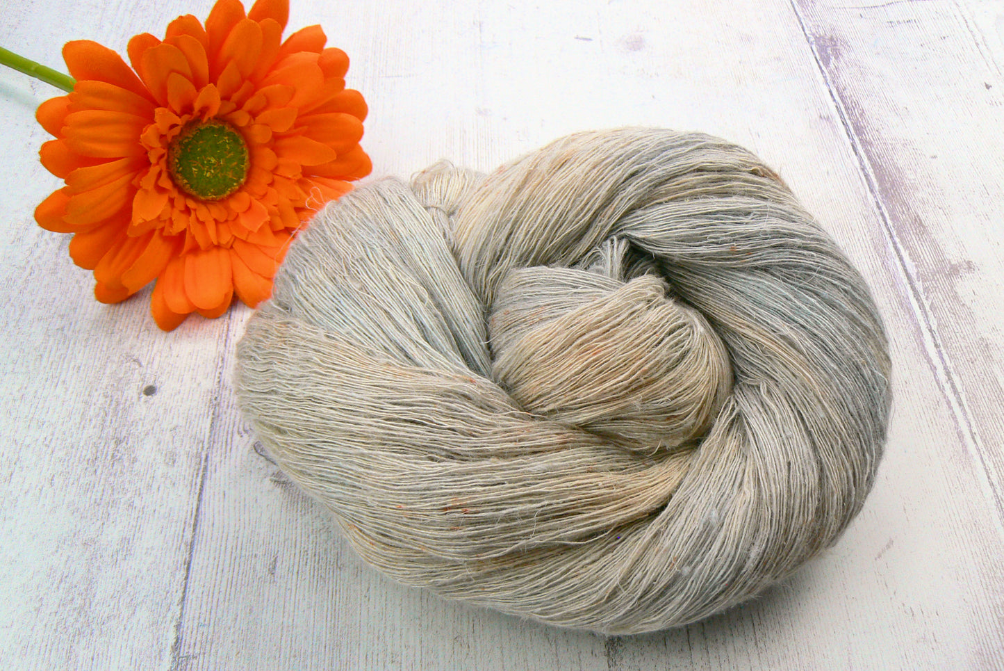 Norfolk Flint, Linen Viscose Silk Cobweb Lace