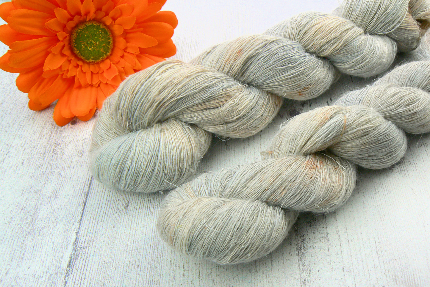 Norfolk Flint, Linen Viscose Silk Cobweb Lace