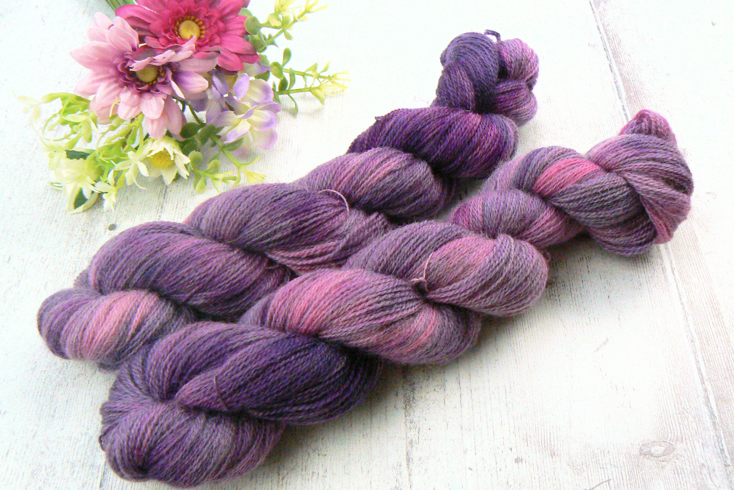 Morticia's Rose Garden, Falklands Cormo Wool Lace