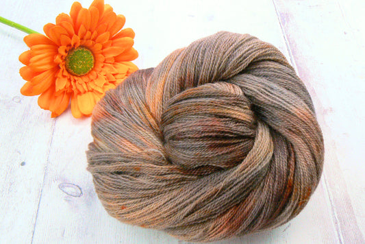 Bitter Chocolate Truffle, Falklands Cormo Wool Lace