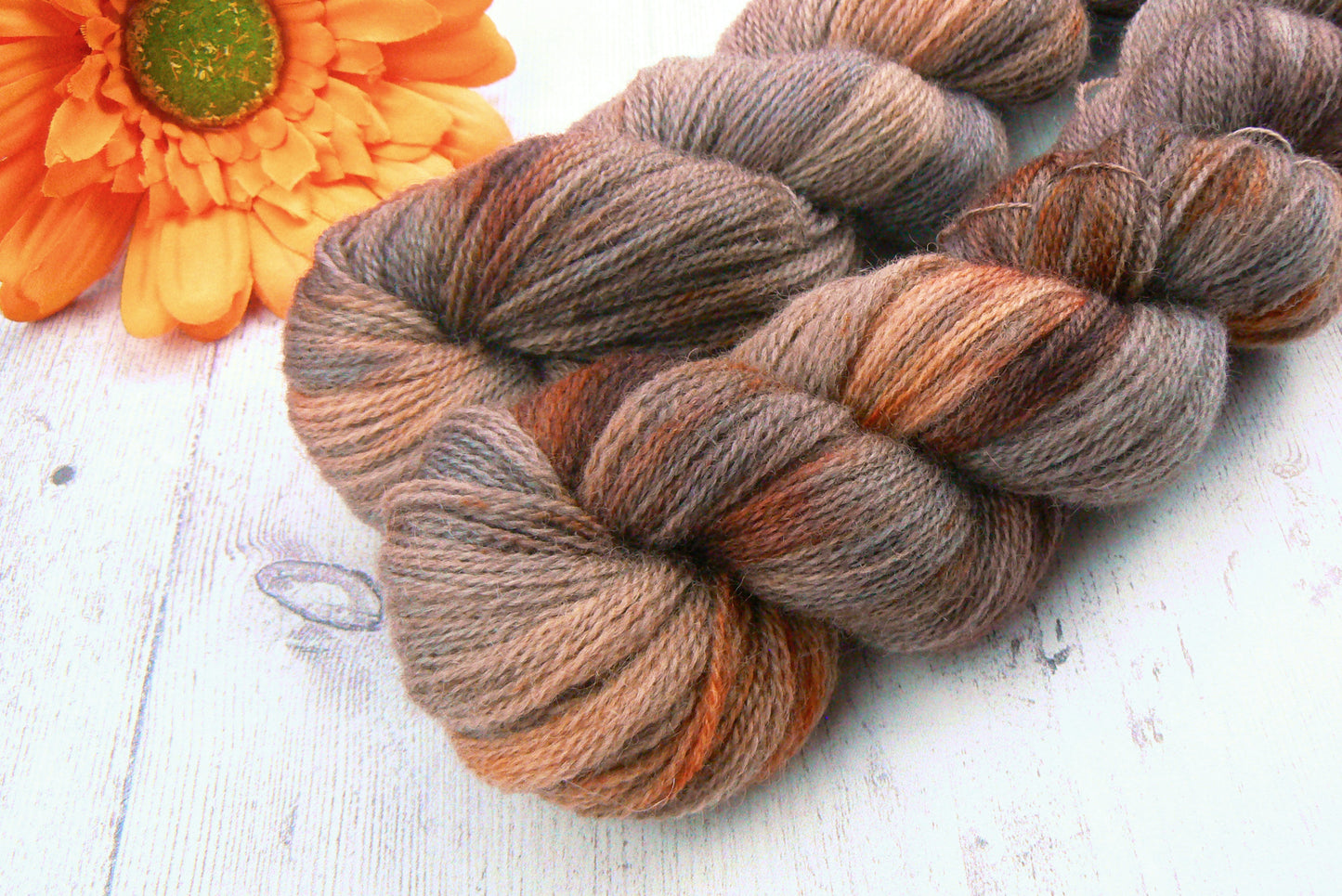 Bitter Chocolate Truffle, Falklands Cormo Wool Lace