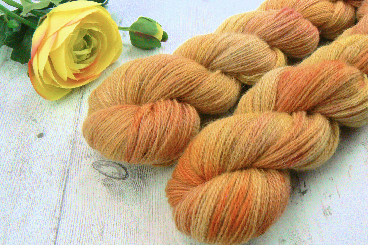 Autumn Gold, Falklands Cormo Wool Lace