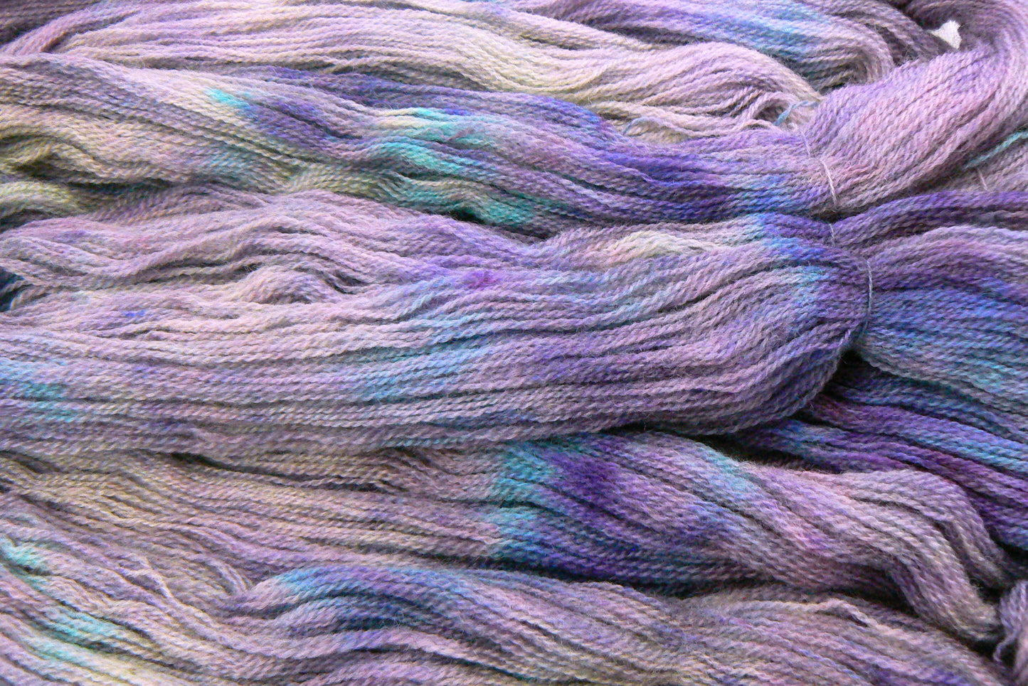 NEW COLOURWAY: Weeping Wisteria, Falklands Cormo Wool Lace
