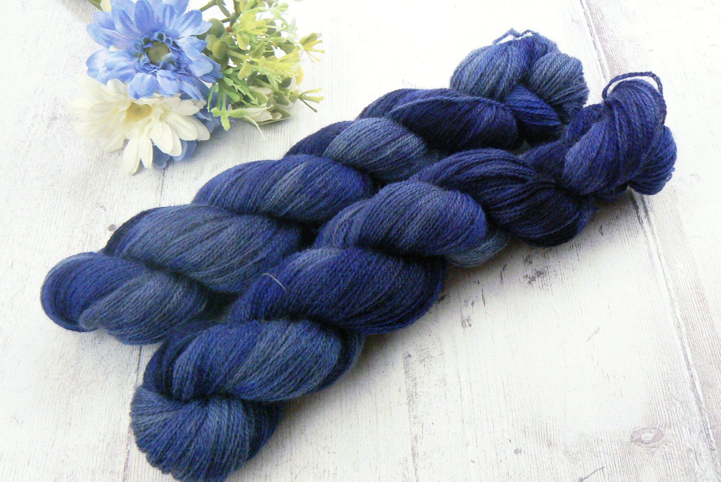 Deep Blue Sea, Falklands Cormo Wool Lace