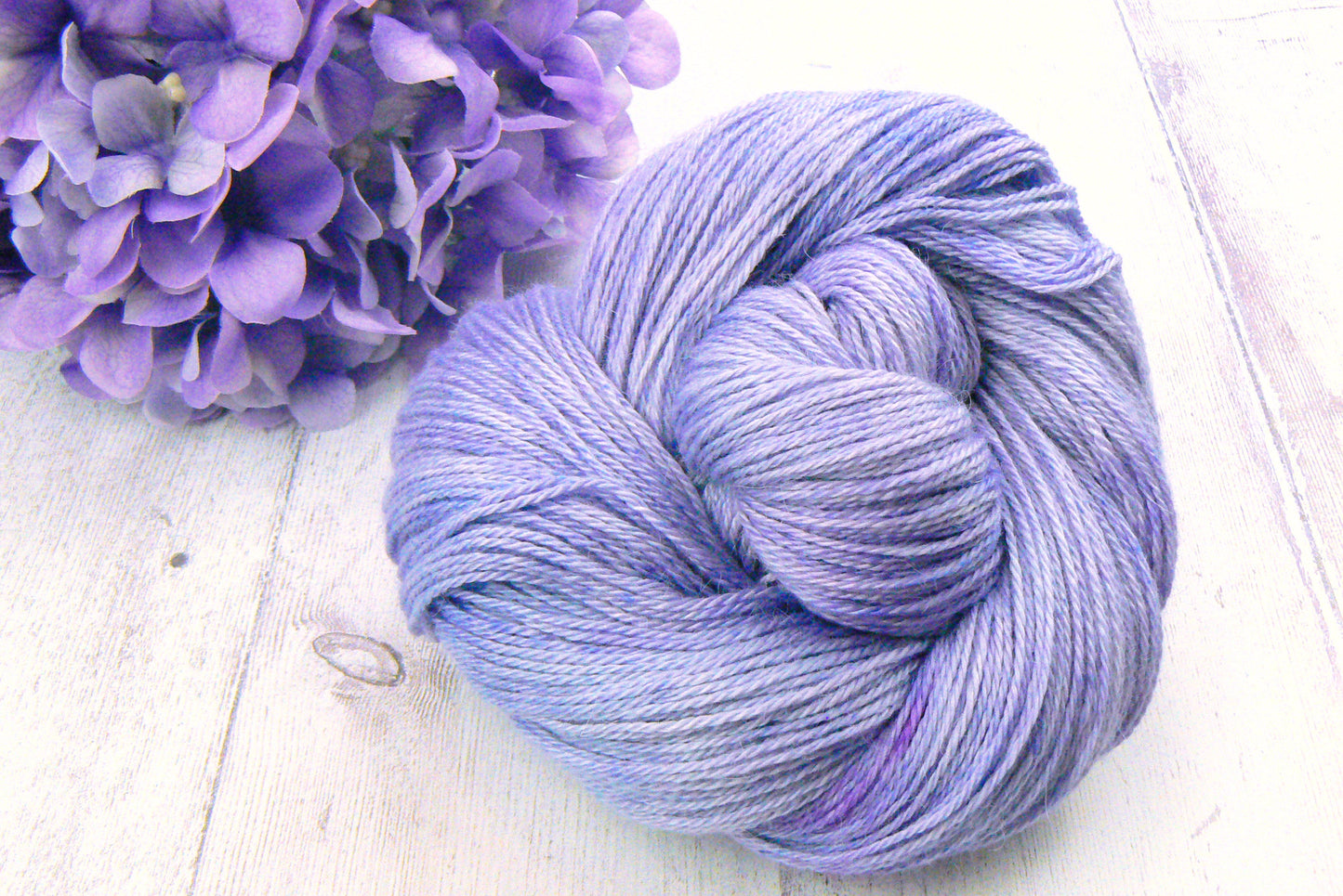 NEW COLOURWAY: Perfectly Periwinkle, Baby Alpaca Silk 4-ply